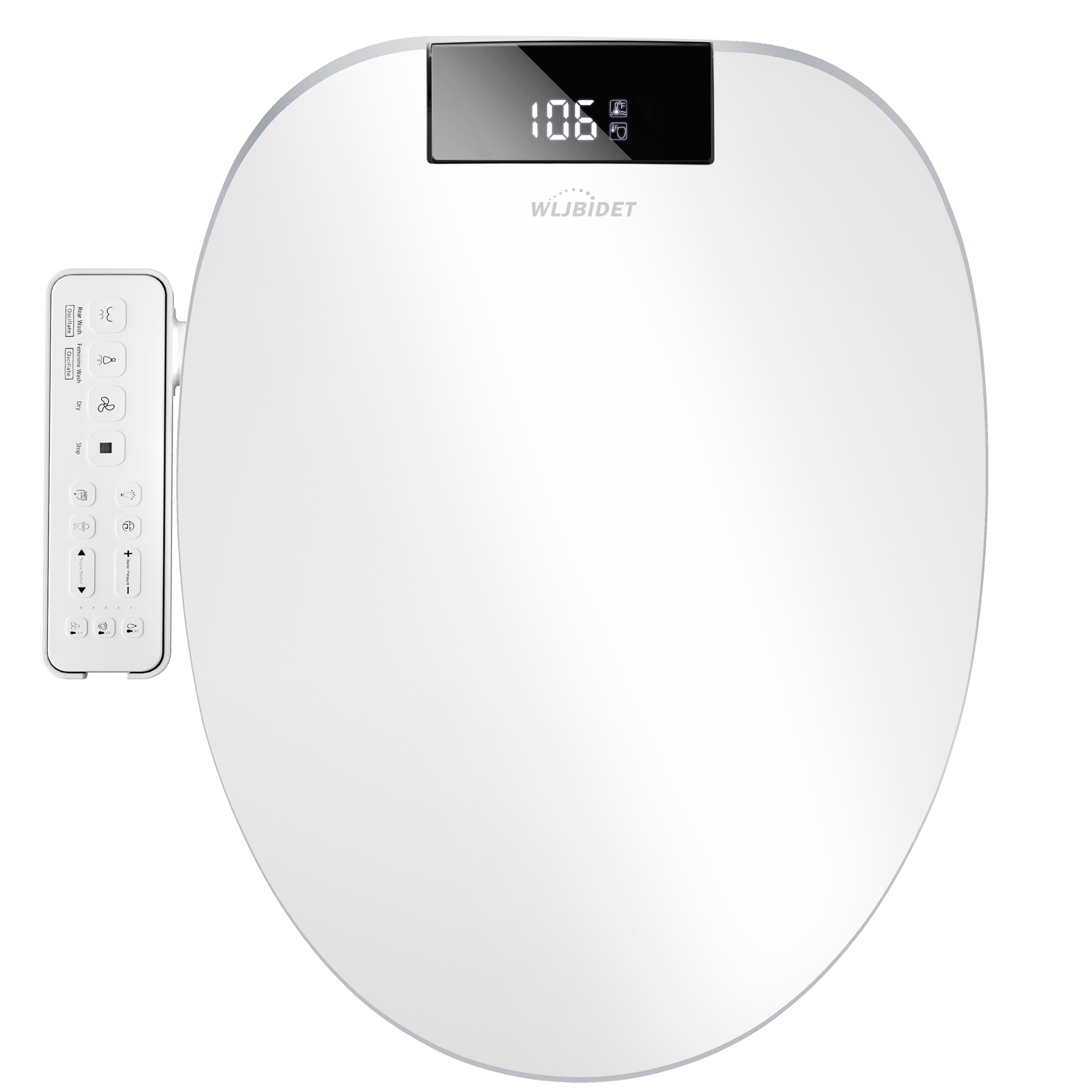 Oval Smart Bidet Toilet Seat
